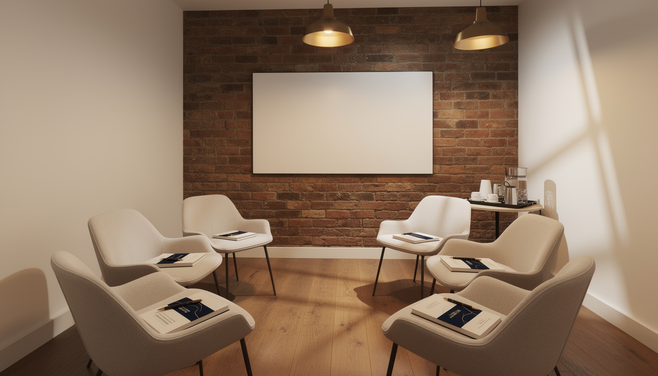 Configuración de sala para sesiones formativas